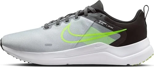Nike Downshifter 12 wolf grey/white/black/volt (Herren)