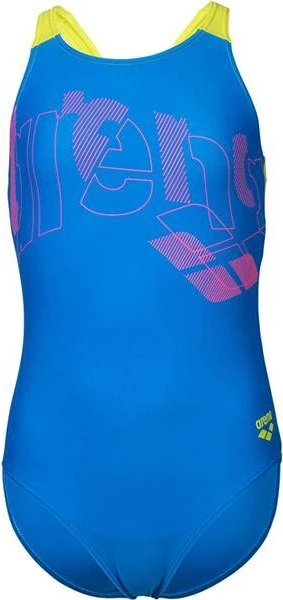 Arena Tales Badeanzug blue china/artic lime (Junior)