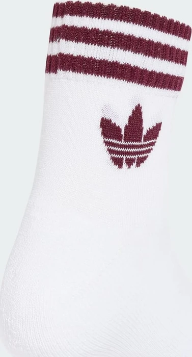 adidas 3-Streifen Ankle Socken white/wonder mauve, 3 Paare