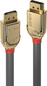 Lindy Gold Line DisplayPort 1.4 Kabel schwarz, 3m