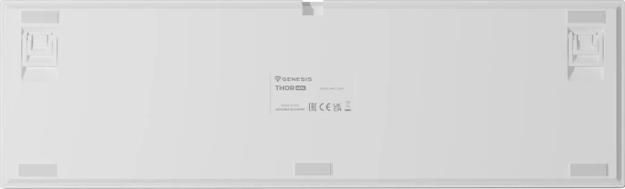 Genesis Thor 404, weiß, LEDs RGB, hot-swap, Gaote Outemu SILENT PEACH, USB, US