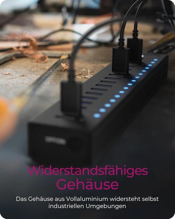 RaidSonic Icy Box IB-HUB1717-U3, USB-B 3.0 [Buchse]