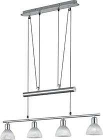 Trio Levisto Pendelleuchte 4-flammig nickel matt