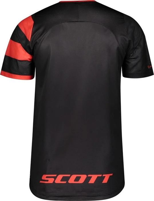 Scott Trail Vertic Zip Trikot kurzarm schwarz (Herren)
