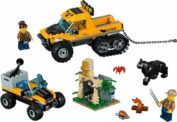 LEGO City Dschungelforscher - Mission mit dem Dschungel-Halbkettenfahrzeug