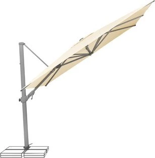 Suncomfort by Glatz Varioflex Sonnenschirm 040 300x300cm beige