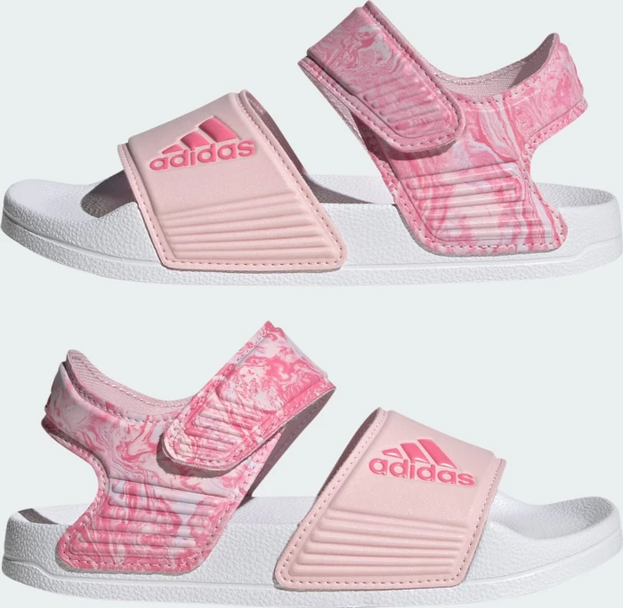 adidas Adilette Sandale clear pink/pink fusion/cloud white (Junior)