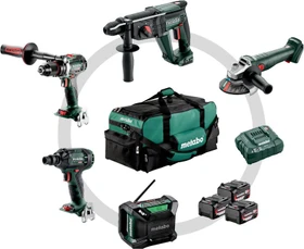 Metabo Combo Set 5.2 18V Akku-Maschinenset inkl. Tasche + 3 Akkus 4.0Ah