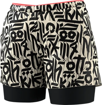 Dynafit Trail 2in1 Laufhose kurz overcast (Damen)