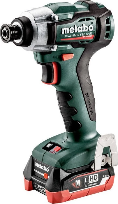 Metabo PowerMaxx SSD 12 BL Akku-Schlagschrauber inkl. Koffer + 2 Akkus 4.0Ah