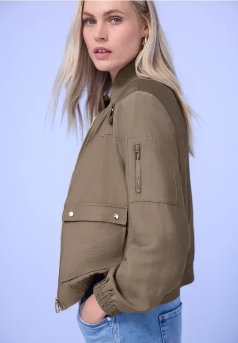 Street One Utility Blouson Jacke light terra mocha (Damen)