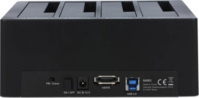 DeLOCK Dockingstation SATA 6Gb/s, USB-B 3.0/eSATA