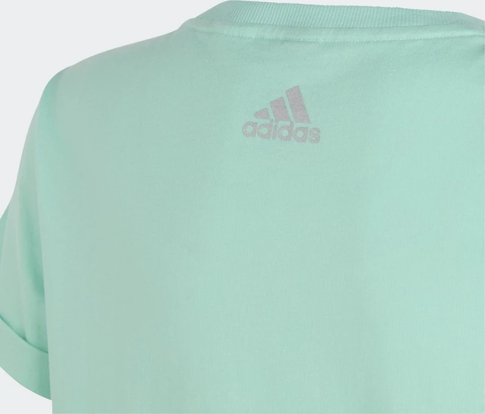 adidas Dance Knotted T-Shirt kurzarm easy green/silver metallic (Junior)
