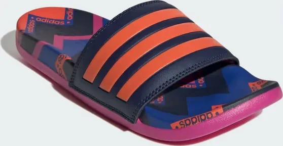 adidas Comfort Adilette night indigo/semi solar red/royal blue (Damen)