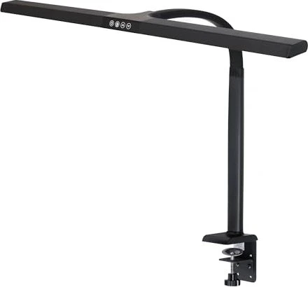 FeinTech LED Klemmleuchte schwarz