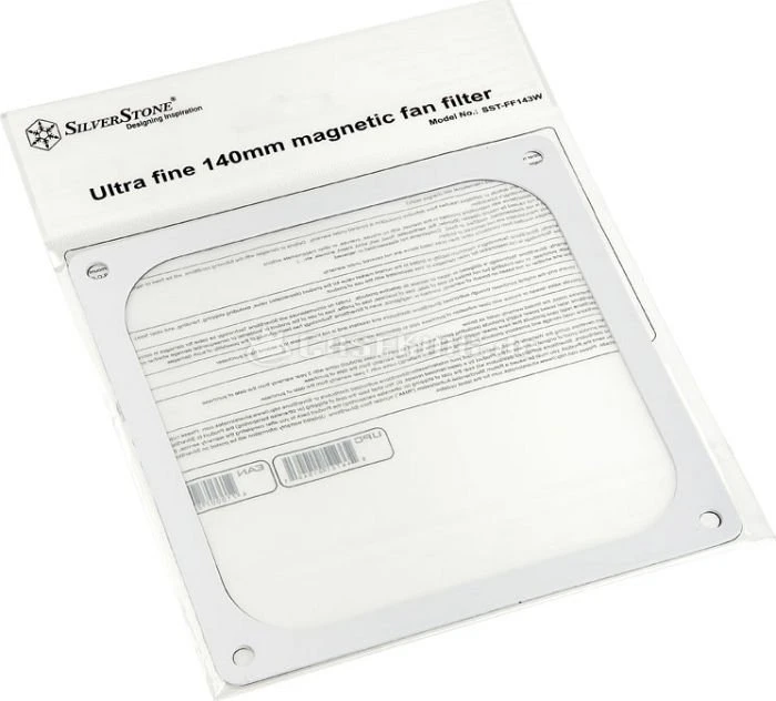 SilverStone FF143W weiß, Staubfilter 140x140mm quadratisch
