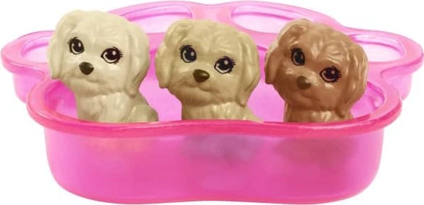 Mattel Barbie - mit Hund und Welpen blonde Haare