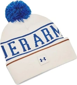 Under Armour Halftime mit Bommel Mütze summit white/tech blue (Herren)