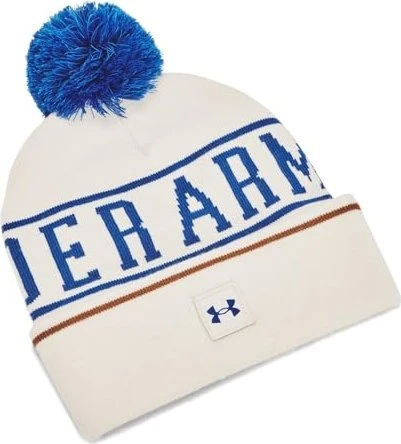 Under Armour Halftime mit Bommel Mütze summit white/tech blue (Herren)