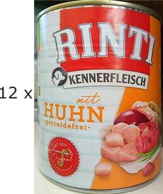 Finnern Rinti Kennerfleisch Huhn, 9.60kg (12x 800g)