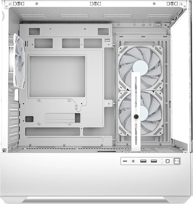 Sharkoon MK6 RGB White, Glasfenster