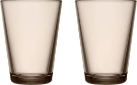 Iittala Kartio Trinkglas 400ml leinen, 2 Stück