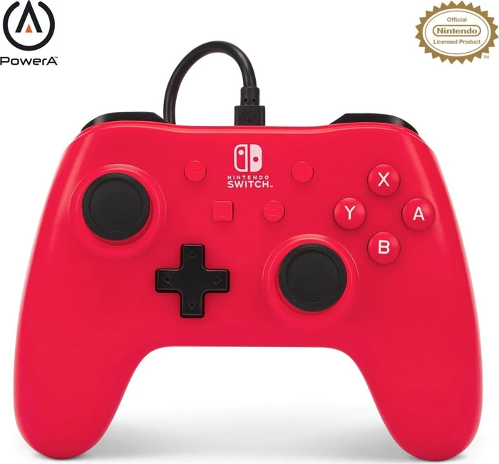 PowerA Wired Controller raspberry red (Switch)