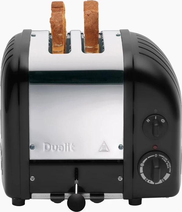 Dualit New Generation Classic 2 Slice Toaster schwarz matt