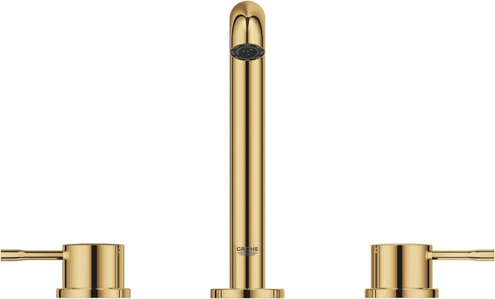 Grohe Essence 3-Loch Waschbeckenarmatur 1/2" M-Size mit Ablauffernbedienung cool sunrise