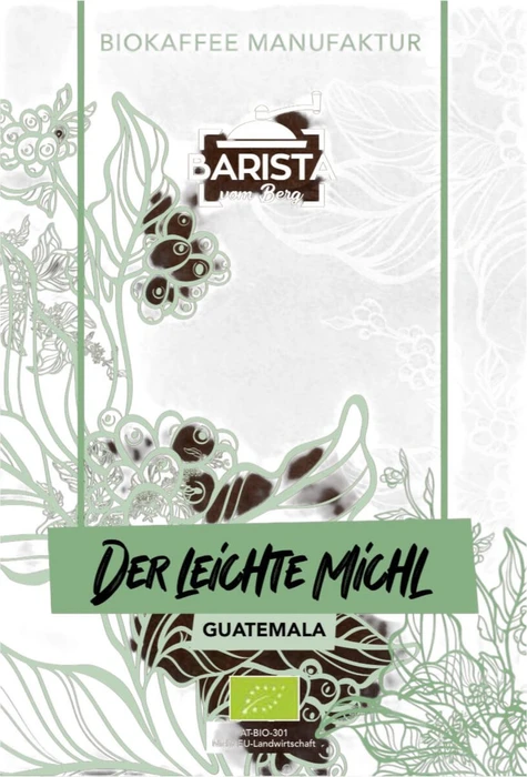 Barista vom Berg Der leichte Michl Bio Filterkaffee Kaffeepulver, 500g