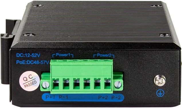 LogiLink NS200 Industrial Railmount Gigabit Switch, 4x RJ-45, 1x SFP