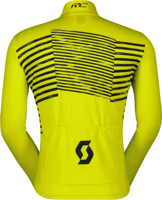 Scott RC Team Warm Graphics Trikot langarm sulphur yellow (Herren)