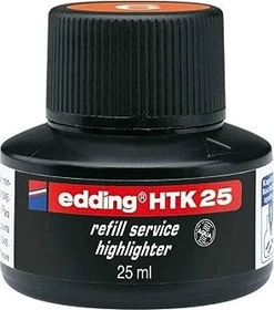 edding HTK25 Textmarker Tintenflasche orange, 25ml