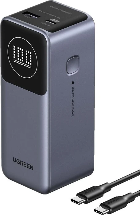 Ugreen Nexode Powerbank 12000mAh 100W silber/schwarz