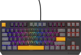 Genesis Thor 230 TKL, Anchor Gray Positive, LEDs RGB, hot-swap, Outemu Red, USB, US