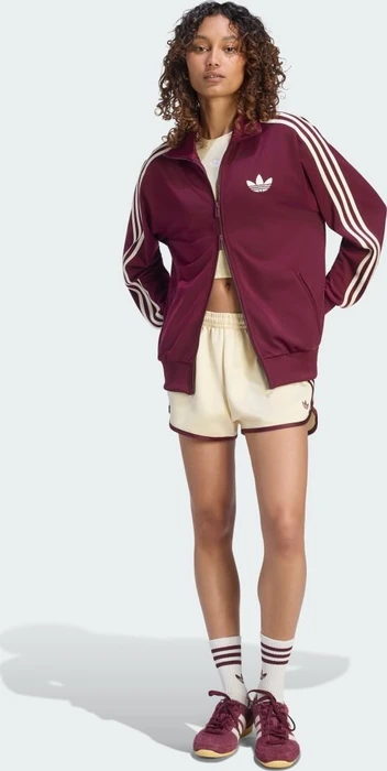 adidas Firebird Track Top Loose Trainingsjacke maroon/cream white (Damen)