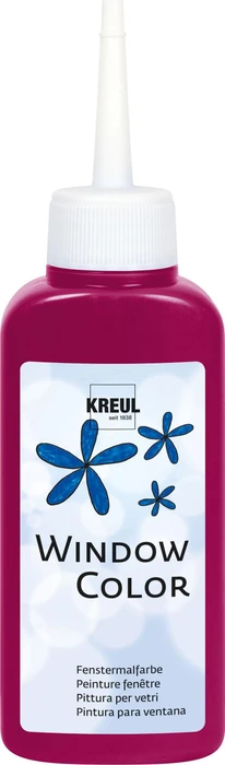 Kreul Window Color Glasmalfarbe, magenta, 80ml