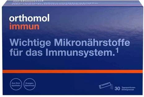 Orthomol immun Direktgranulat Orange, 30 Stück