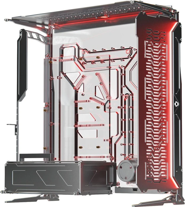 Singularity Computers Spectre [3.0], silber, Acrylfenster