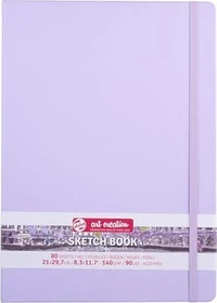 Royal Talens Skizzenbuch pastellviolett, A4, glatt, 80 Blatt