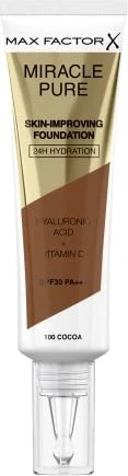 Max Factor Miracle Pure Skin-Improving Hydrating Foundation 100 cocoa LSF30, 30ml