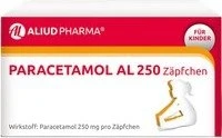 Aliud Paracetamol AL 250 Kleinkindersuppositorien, 10 Stück