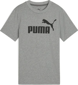 Puma ESS No. 1 Logo T-Shirt kurzarm medium gray heather (Junior)