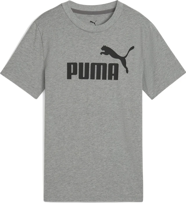 Puma ESS No. 1 Logo T-Shirt kurzarm medium gray heather (Junior)