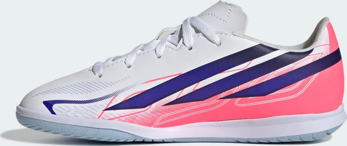 adidas F50 Hyperfast Club IN cloud white/solar purple/solar turbo (Junior)