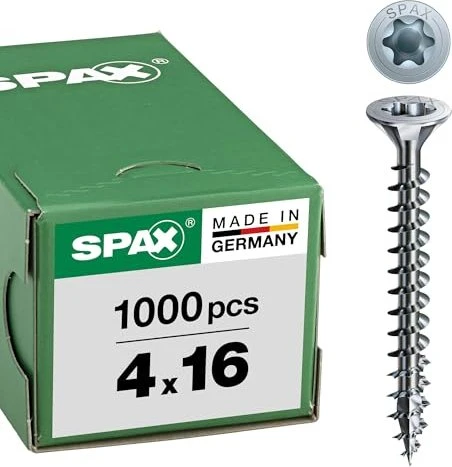 Spax WIROX A9J 4CUT T-STAR plus T20 Universalschraube, 4x16mm, 1000 Stück