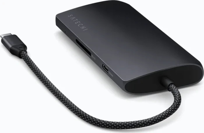 Satechi 8-in-1 Multiport Adapter, Midnight, USB4 [Stecker]