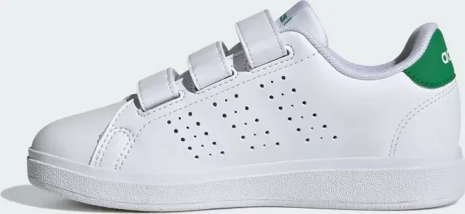 adidas Advantage Base 2.0 cloud white/green (Junior)