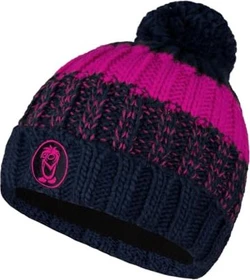 Trollkids Troll Bobble Mütze navy/pink (Junior)