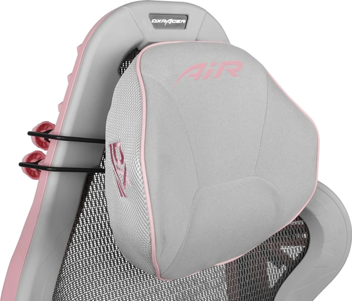 DXRacer Air Mesh Gamingstuhl, grau/pink